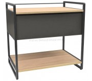 Tumba pentru imprimantă DP 70 1 sertar (Wood/Grey/Black)