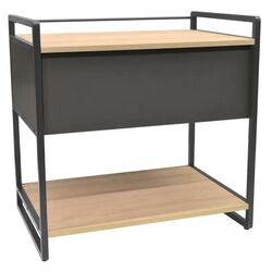 Tumba pentru imprimantă DP 70 1 sertar (Wood/Grey/Black)