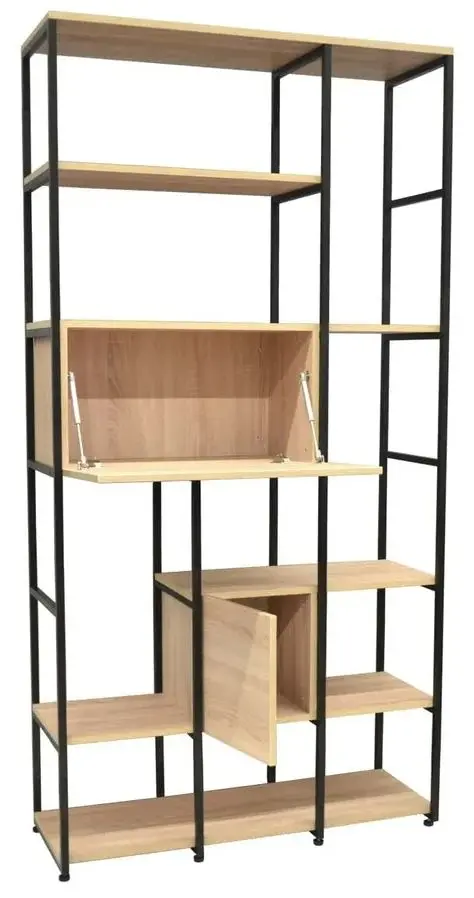 Стеллаж DP Rio 3 Plus (Sonoma/Black)