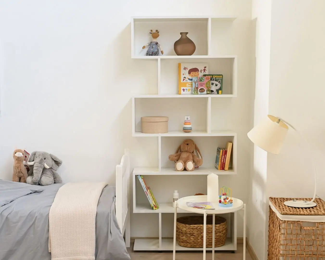 Etajera  Fabrik Home Wally №1 (White Ash)