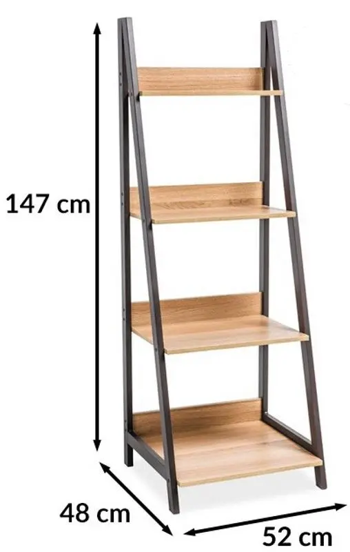 Стеллаж Signal Matis A (Oak/Dark Brown)