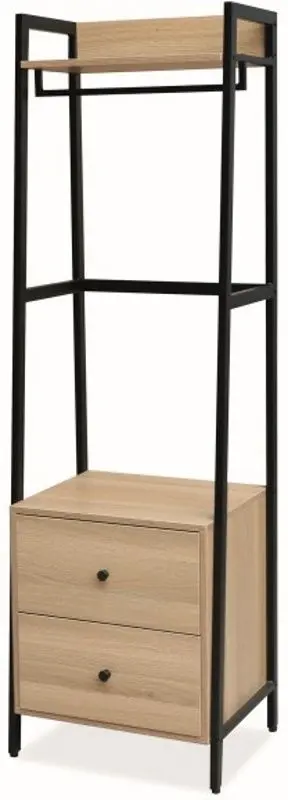 Etajera Signal Sol B (Black/Oak)