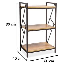Etajera Signal Tablo R3 (Oak/Dark Brown) Thumb