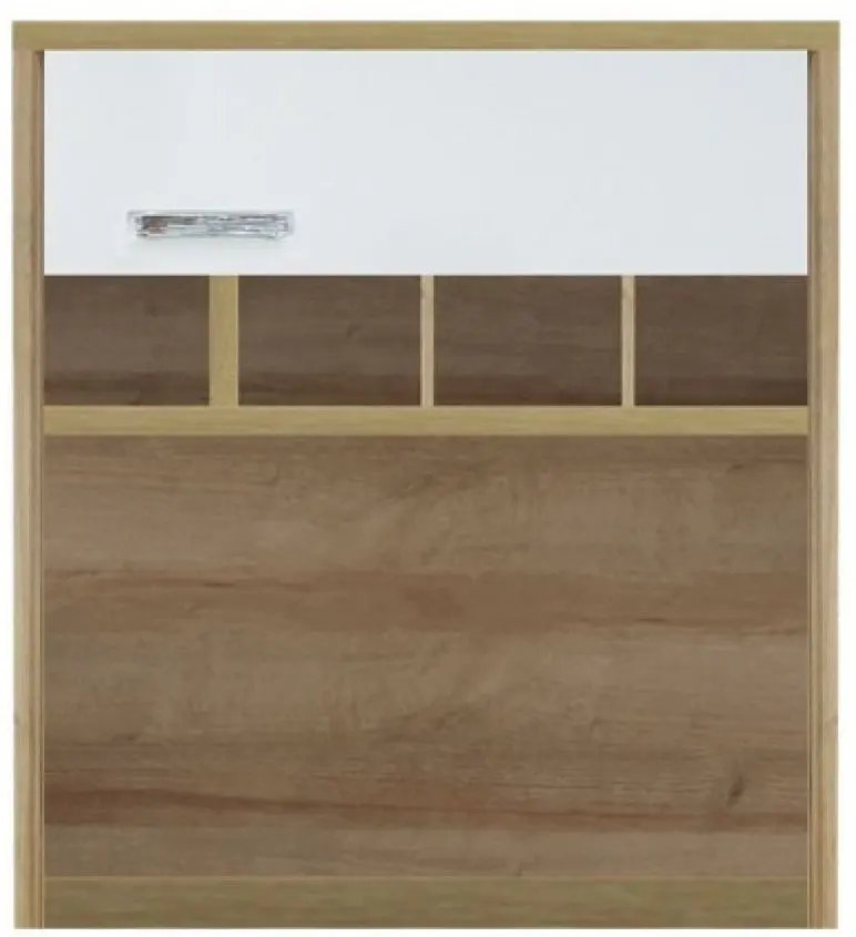 Надставка Fadome Milano MI5 (Riviera Oak/White Gloss)