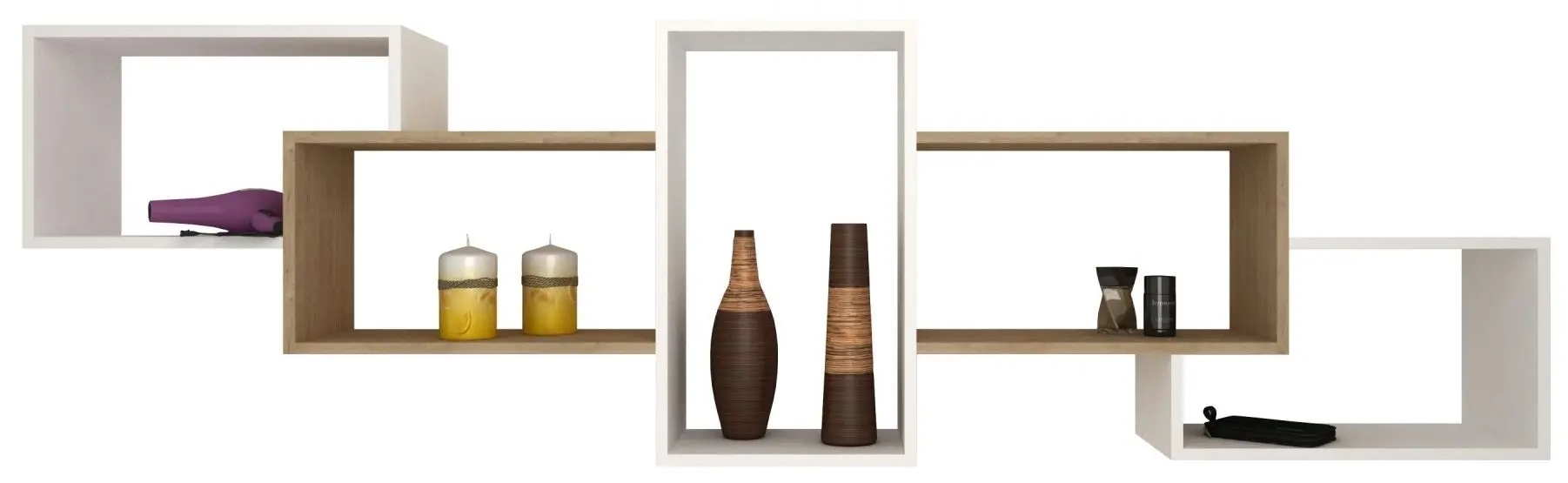 Raft Haaus Goa (White/Natural Wood)