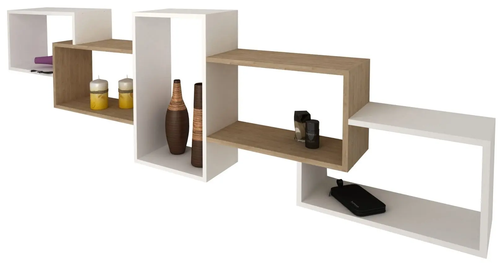 Raft Haaus Goa (White/Natural Wood)