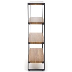 Etajera Halmar Bolivar REG-1 (Golden Oak/Black) Thumb