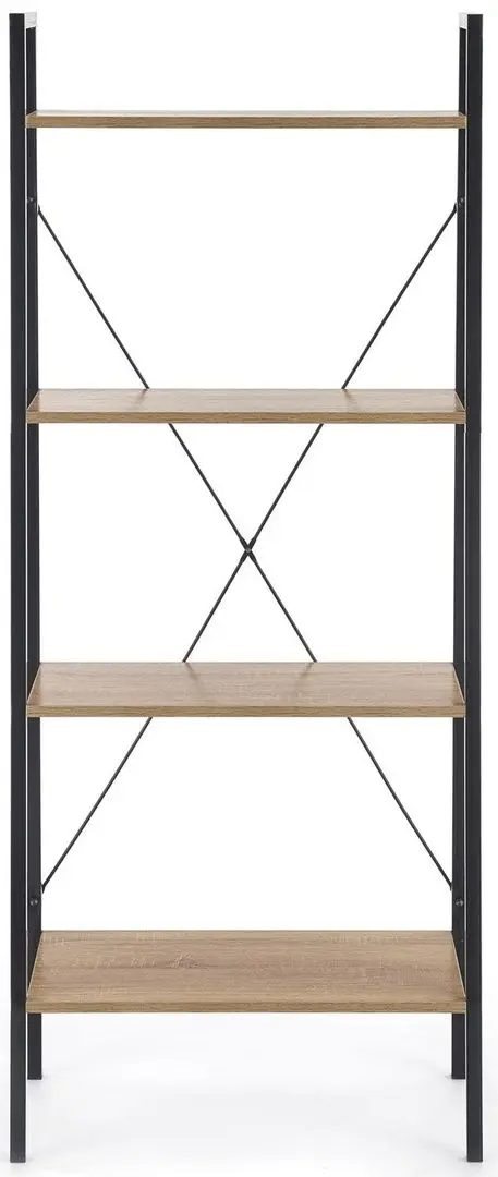 Etajera Halmar Narvik Reg2 (Black/Sonoma Oak)