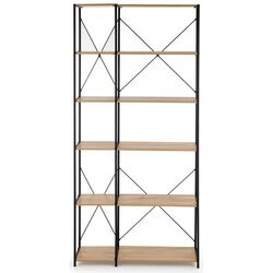 Стеллаж Halmar REG-19 (Sonoma Oak/Black) Thumb