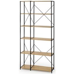 Etajera Halmar REG-19 (Sonoma Oak/Black)