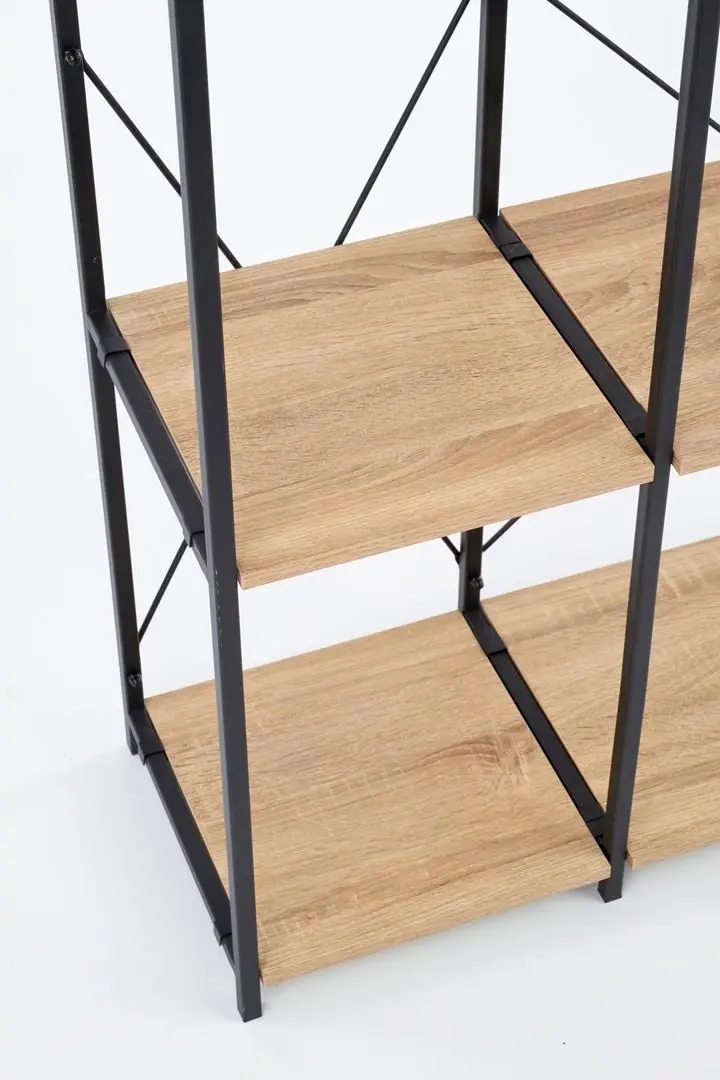 Стеллаж Halmar REG-19 (Sonoma Oak/Black)