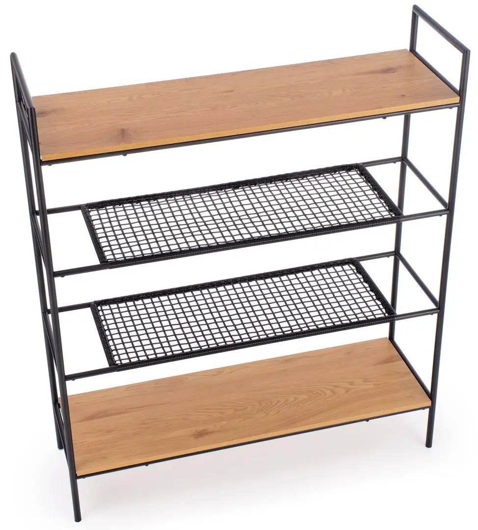 Стеллаж Halmar REG-21 (Golden Oak/Black)