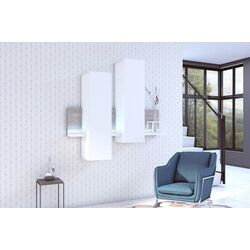 Полка + пенал Helvetia Bota №04 1D (White/Colorado Concrete) Thumb