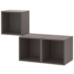 Combinatie de rafturi suspendate Ikea Eket 105x35x70 (Gri Inchis)