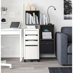 Combinatie de rafturi suspendate Ikea Eket 105x35x70 (Gri Inchis) Thumb