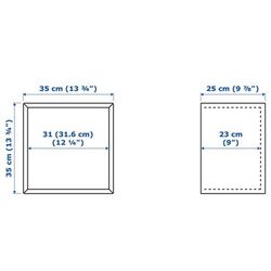 Combinatie de rafturi suspendate Ikea Eket 105x35x70 (Gri Inchis) Thumb
