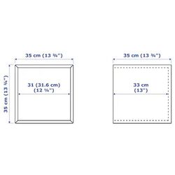 Combinatie de rafturi suspendate Ikea Eket cu usi 175x35x70 (Gri Inchis) Thumb