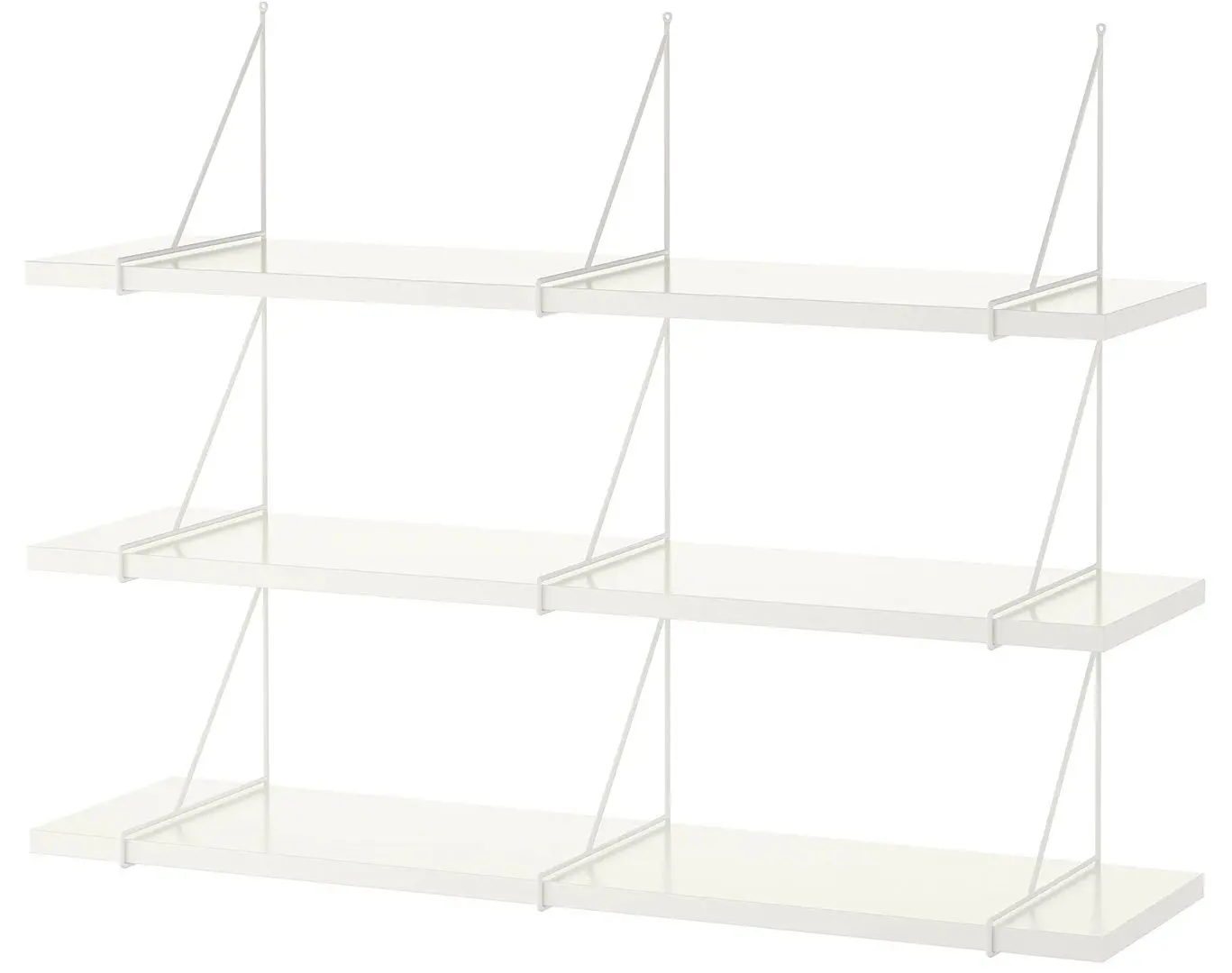 Combinatie de rafturi Ikea Bergshult/Pershult 120x30 (Alb)