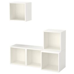 Combinatie de rafturi Ikea Eket 105x35x120 (Alb)