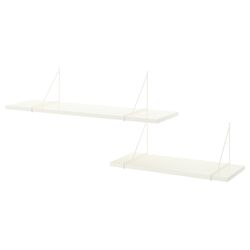 Комбинация навесных полок Ikea Bergshult/Pershult 120x30 (Белый)
