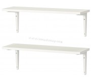 Combinatie de rafturi suspendate Ikea Burhult/Sibbhult 59x20 (Alb)