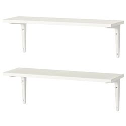Комбинация навесных полок Ikea Burhult/Sibbhult 59x20 (Белый)