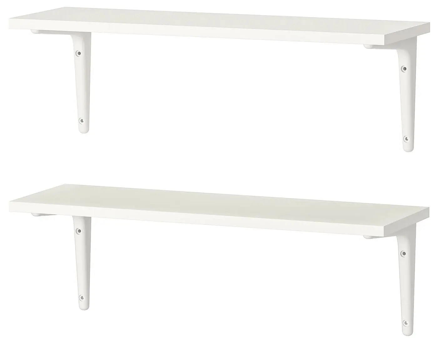 Combinatie de rafturi suspendate Ikea Burhult/Sibbhult 59x20 (Alb)