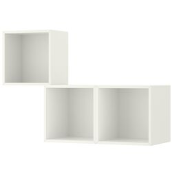 Combinatie de rafturi suspendate Ikea Eket 105x35x120 (Alb)