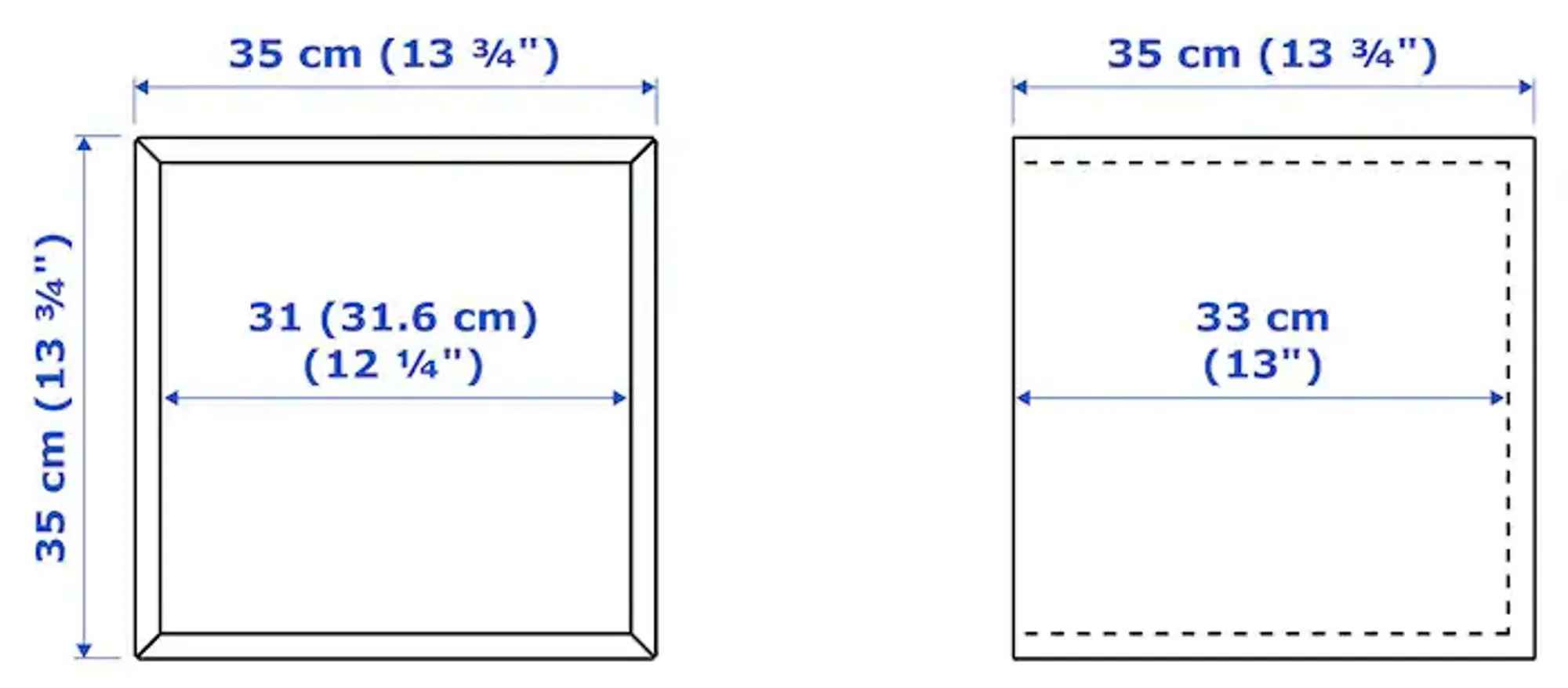 Combinatie rafturi suspendate Ikea Eket 105x35x70 (Aspect Stejar Antichizat/Alb)