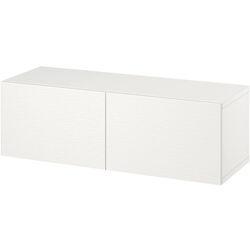 Dulap suspendat Ikea Besta 120x42x38 (Alb/Laxviken Alb)