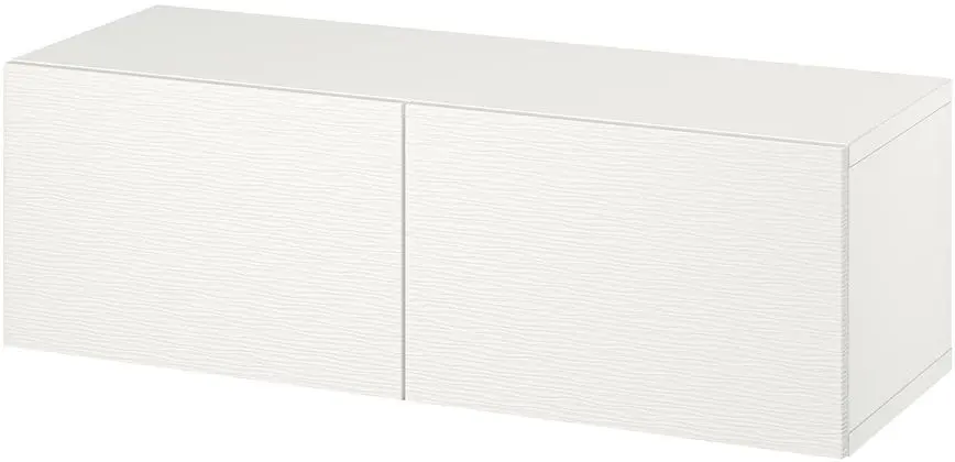 Шкафчик навесной Ikea Besta 120x42x38 (Белый/Лаксвикен Белый)