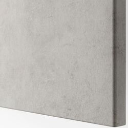 Dulap suspendat Ikea Besta 120x42x64 (Alb Kallviken/Gri Aspect Beton) Thumb