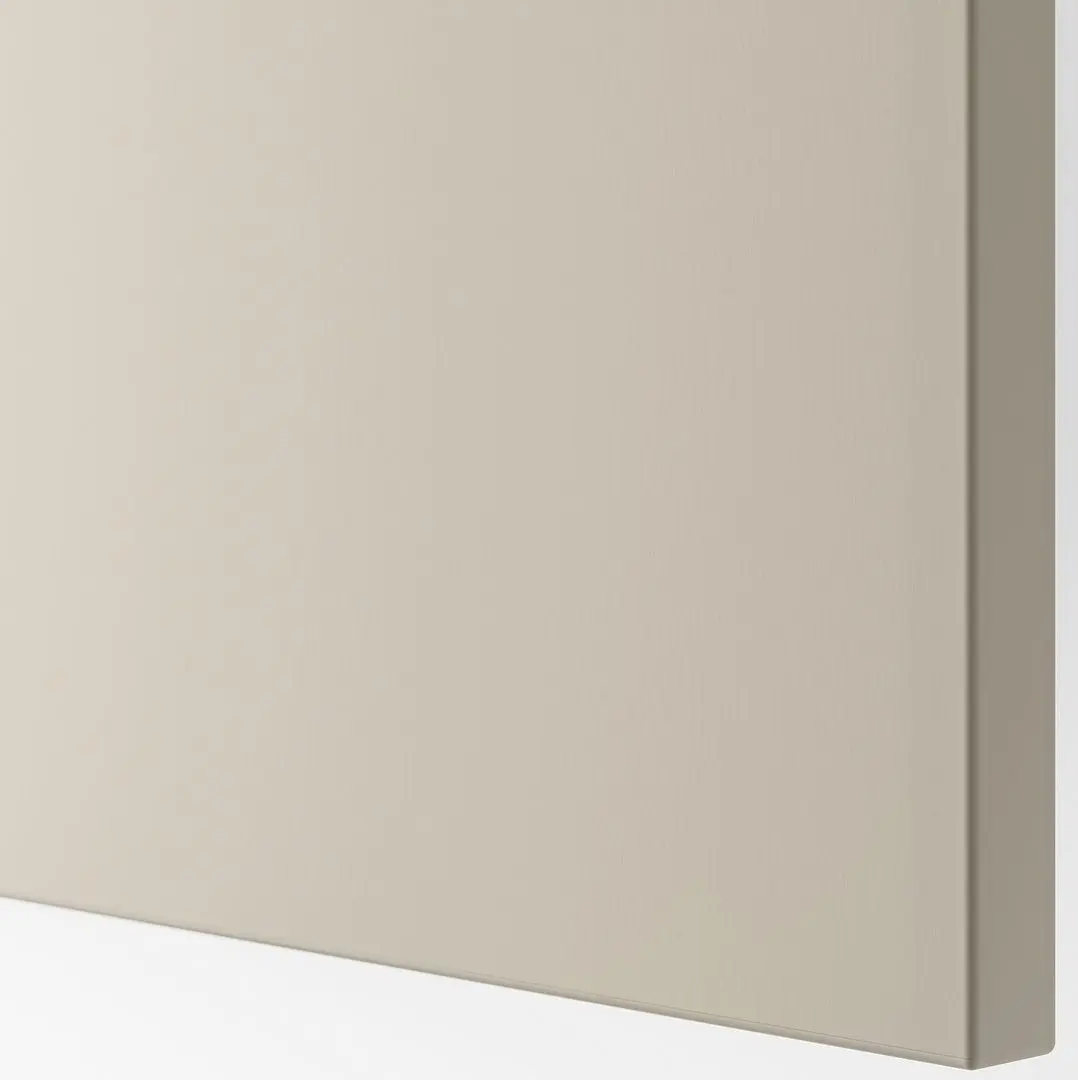 Dulap suspendat Ikea Besta 60x22x38 (Alb/Lappviken Gri Deschis/Bej)