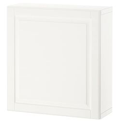 Шкафчик навесной Ikea Besta 60x22x64 (Белый/Смевикен Белый)