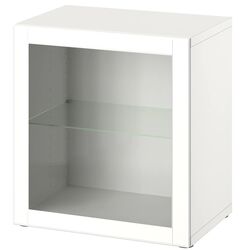 Dulap suspendat Ikea Besta 60x42x64 (Alb/Ostvik Alb)