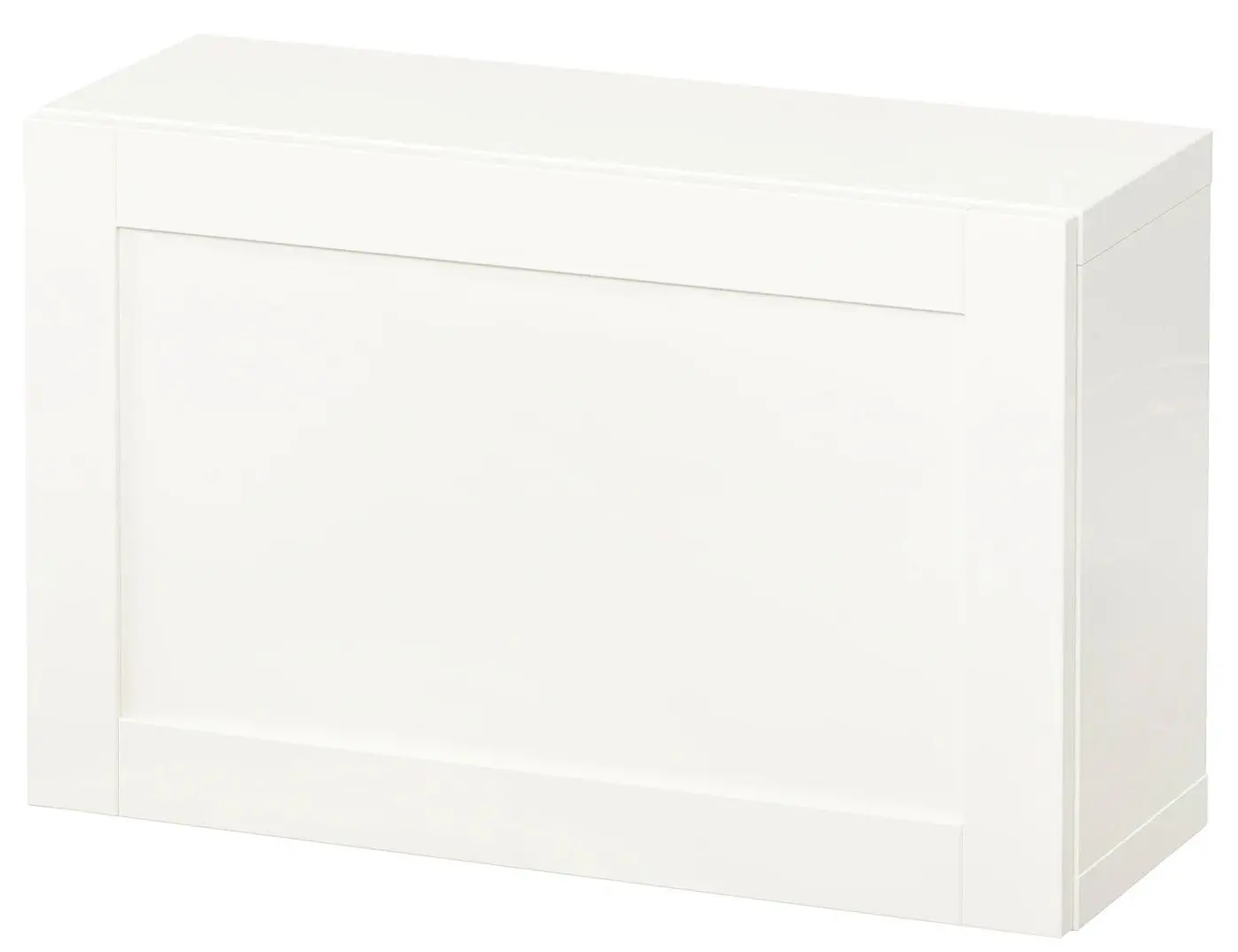 Dulap suspendat Ikea Besta 60x22x38 (Alb/Hanviken Alb)