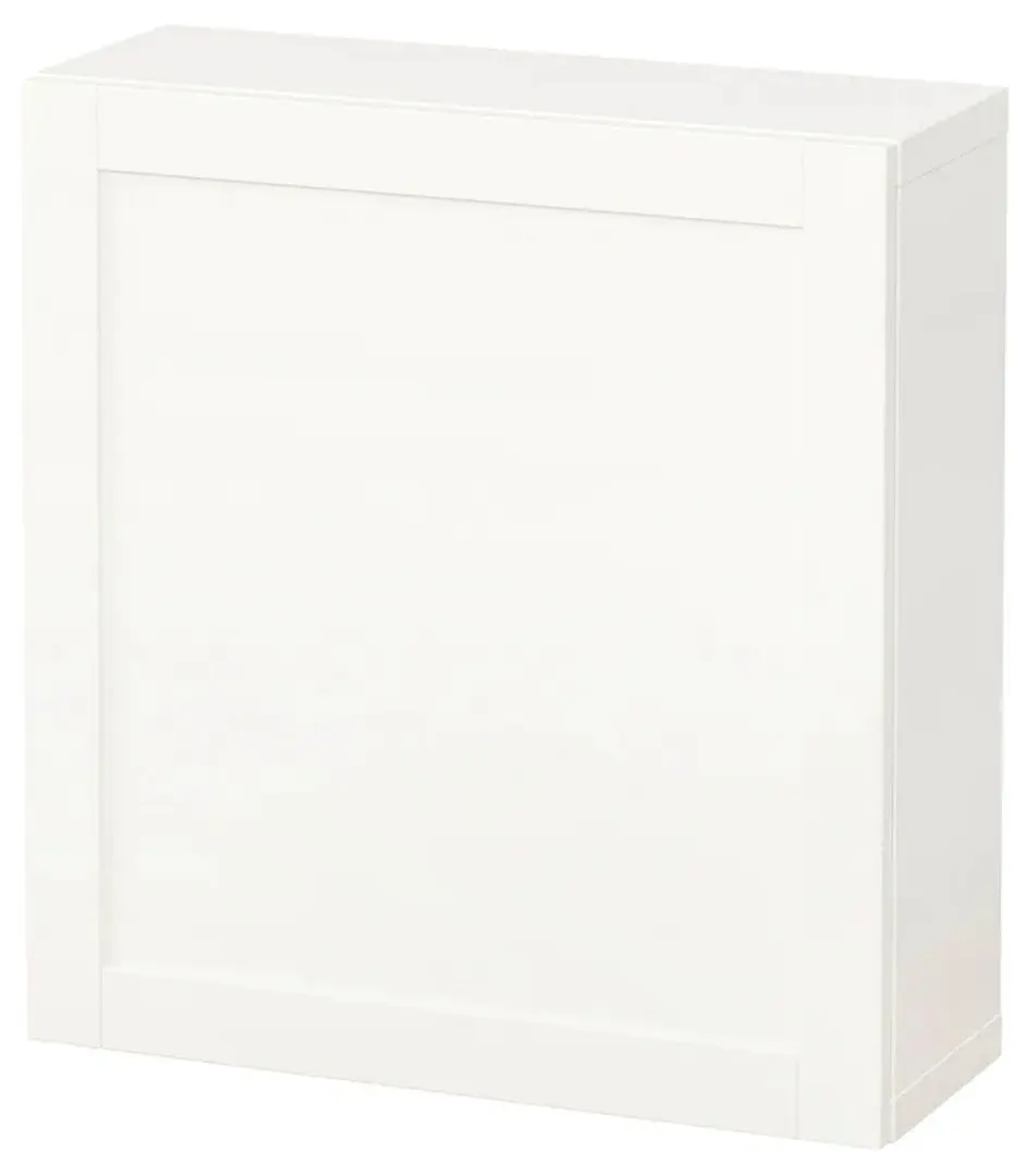 Dulap suspendat Ikea Besta 60x22x64 (Alb/Hanviken Alb)