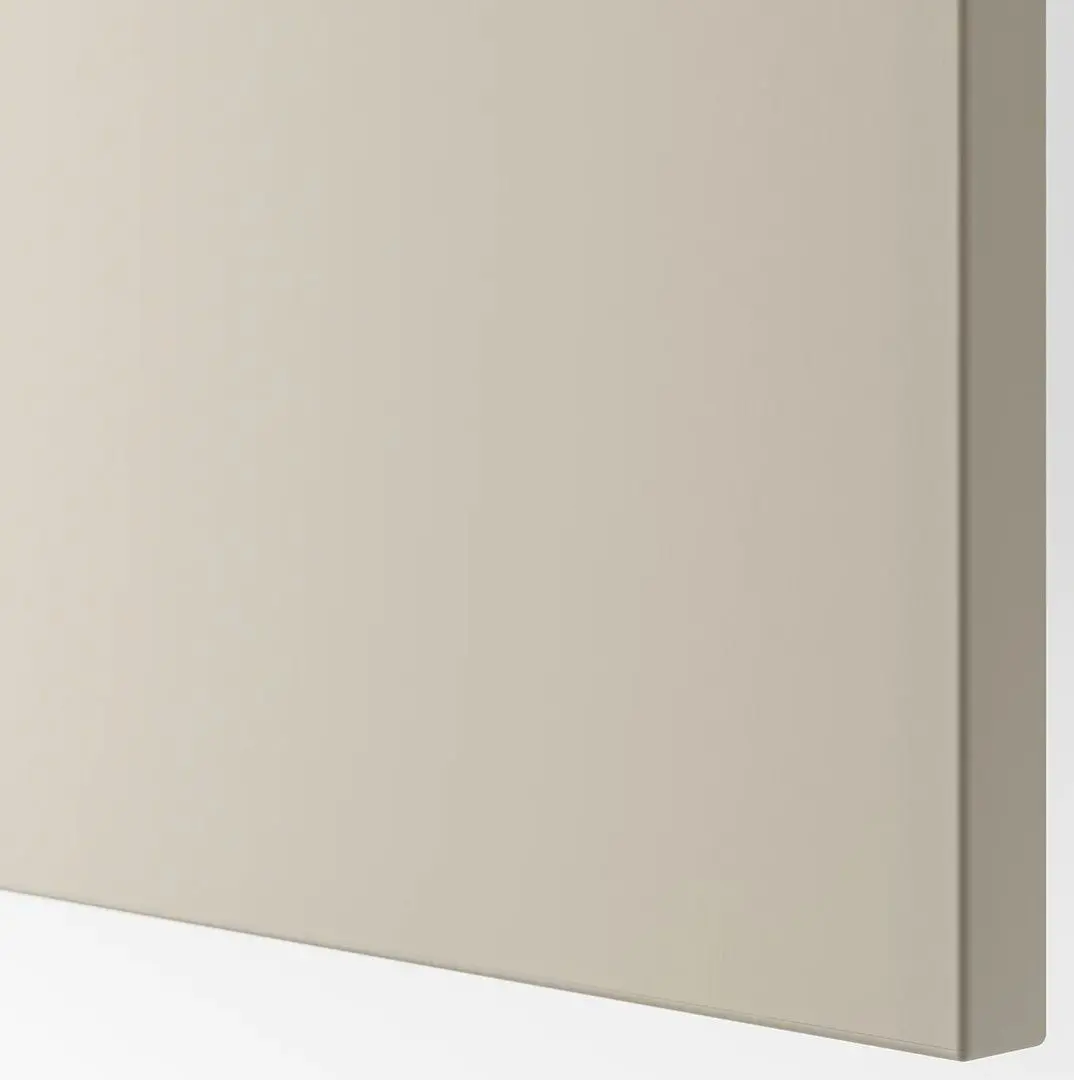 Dulap suspendat Ikea Besta 60x42x64 (Alb/Lappviken Gri Deschis/Bej)