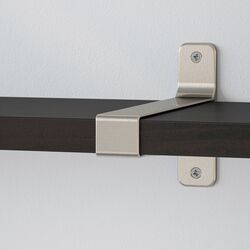 Polita Ikea Bergshult/Granhult 160x20 (Negru-maro/Nichelat) Thumb