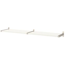 Полка Ikea Bergshult/Granhult 160x30 (Белый/Никелированный)