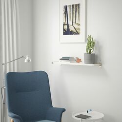 Polita Ikea Bergshult/Granhult 80x20 (Alb/Nichelat) Thumb