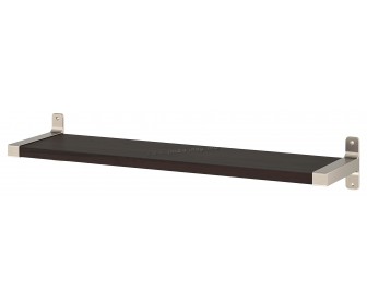 Polita Ikea Bergshult/Granhult 80x20 (Negru-maro/Nichelat)