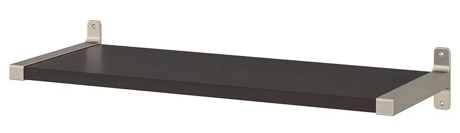 Raft Ikea Bergshult/Granhult 80x30 (Negru-Maro/Nichelat)