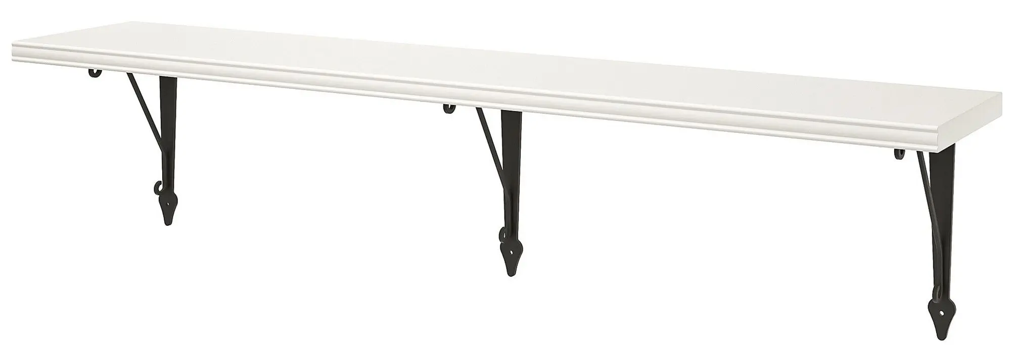 Polita Ikea Bergshult/Krokshult 120x20 (Alb/Antracit)