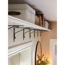 Polita Ikea Bergshult/Krokshult 120x30 (Alb/Antracit) Thumb