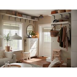 Polita Ikea Bergshult/Krokshult 120x30 (Alb/Antracit) Thumb