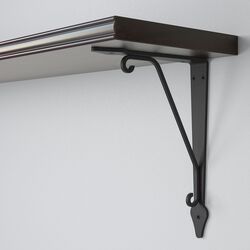 Polita Ikea Bergshult/Krokshult 80x20 (Negru-maro/Antracit) Thumb