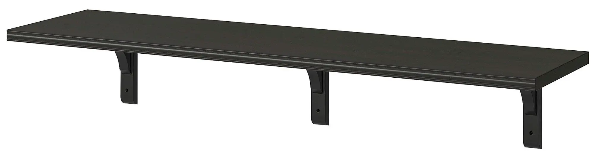 Полка Ikea Bergshult/Ramshult 120x30 (Черно-коричневый)