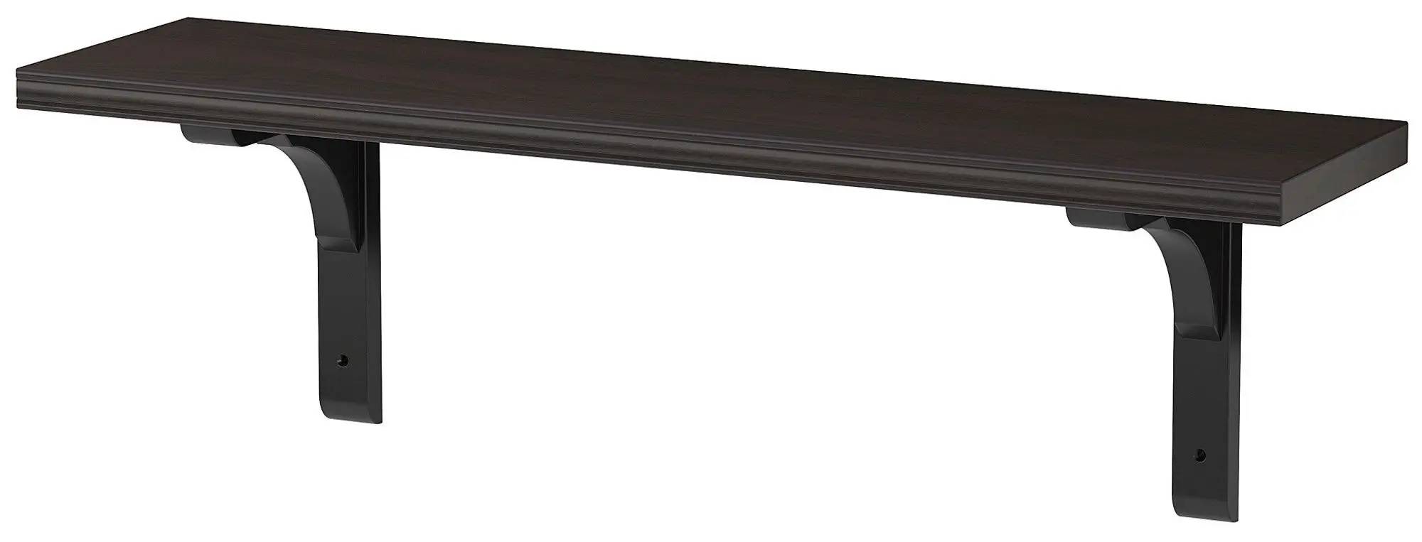 Полка Ikea Bergshult/Ramshult 80x20 (Черно-коричневый)