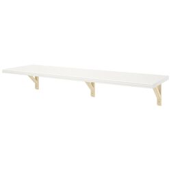 Polita Ikea Bergshult/Sandshult 120x30 (Alb/Plop)